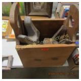CUSTOM MADE BOX WITH 2 BOOTJACKS