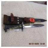 VINTAGE SWEDISH MAUSER BAYONET WITH SHEATH