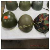 GROUP OF 3 VINTAGE MILITARY HELMETS