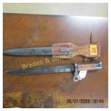 VINTAGE CZECH VZ33 BAYONET WITH SHEATH