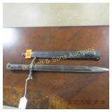 VINTAGE FINLAND FISKARS BAYONET WITH SHEATH