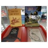 GROUP OF 4 AUTOGRAPHED HARD BACK BOOKS: