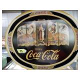 OVAL 15" COCA COLA SERVING TRAY CIRCA 1981
