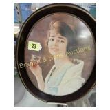 VINTAGE 15" OVAL COCA COLA SERVING TRAY