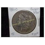 US 1894-O MORGAN SILVER DOLLAR VF QUALITY