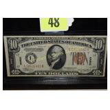 US SERIES 1934-A $10 FEDERAL RESERVE NOTE