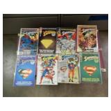 GROUP OF 9 DC "REIGN OF THE SUPERMEN" COMIC BOOKS