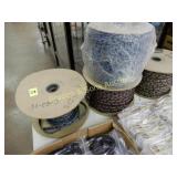 GROUP OF 4 ROLLS OF HAT BAND MATERIAL
