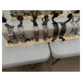 GROUP OF 4 PAIRS OF NEW WESTERN SPURS (SPUR STAND