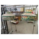 GROUP OF 2 CONTEMPORARY COCA COLA HANGING LIGHT