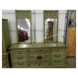 VINTAGE DRESSER WITH TWO MIRRORS