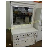 VINTAGE DRESSER WITH MIRROR