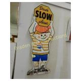 VINTAGE 1969 18" X 42" PEPSI SIGN