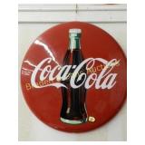 CONTEMPORARY 36" ROUND COCA COLA PLASTIC