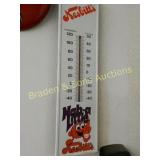 VINTAGE 28" X 7" NESBITTS METAL ADVERTISING SIGN