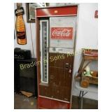 VINTAGE 78" TALL X 28" WIDE X 23" DEEP VENDO COCA-