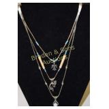 GROUP OF 3 LADIES NATIVE AMERICAN STERLING SILVER