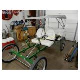 LIKE NEW RHOADES CAR 4 PERSON CAR ELECTRIC/PEDAL