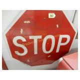 24" ONE SIDED STOP SIGN