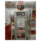 ANTIQUE BOWSER 88" TEXACO SKY CHIEF GAS PUMP. SKY