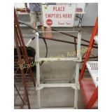 COCA COLA "PLACE EMPTIES HERE" RACK