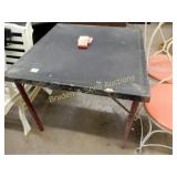 VINTAGE COCA COLA CARD TABLE WITH 2 DECKS OF CARDS