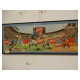 FRAMED 14" X 36" COCA COLA JIGSAW PUZZLE