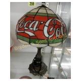 VINTAGE COCA COLA TABLE LAMP IN WORKING ORDER