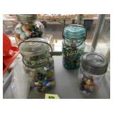 TRAY OF ASSTD VINTAGE MARBLES