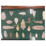 21 AUTHENTIC TEXAS ARTIFACTS INCLUDING 3 7/8"