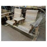 CONTEMPORARY TWO PERSON RUSTIC SWING
