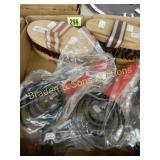 BOX OF ASSTD RANCHING TOOLS AND SUPPLIES