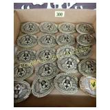 GROUP OF 20 NEW MILITARY BELT BUCKLES