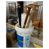 GROUP OF ASSTD BASEBALL BATS