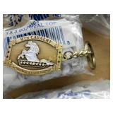 GROUP OF APROX 150 CAVALRY KEY CHAINS