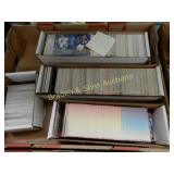 BOX OF ASSTD SPORTS CARDS