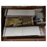 BOX OF ASSTD SPORTS CARDS