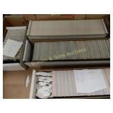 BOX OF ASSTD SPORTS CARDS