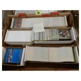 BOX OF ASSTD SPORTS CARDS