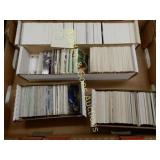 BOX OF ASSTD SPORTS CARDS