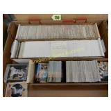 BOX OF ASSTD SPORTS CARDS