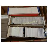 BOX OF ASSTD SPORTS CARDS