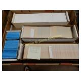 BOX OF ASSTD SPORTS CARDS