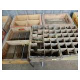 GROUP OF 5 ASSTD WOODEN SODA POP CRATES