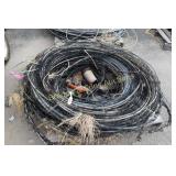 LARGE QUANTITY OF STEEL CABLE
