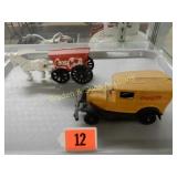 GROUP OF 2 VINTAGE CAST IRON COKE TOYS