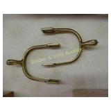 GROUP OF APPROXIMATELY 40 PAIRS OF BRASS CAVALRY