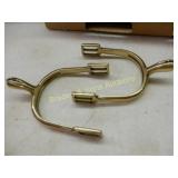 GROUP OF APPROXIMATELY 40 PAIRS OF BRASS CAVALRY