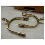 GROUP OF APPROXIMATELY 40 PAIRS OF BRASS CAVALRY