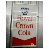 VINTAGE 29" X 16" RC COLA ADVERTISING SIGN